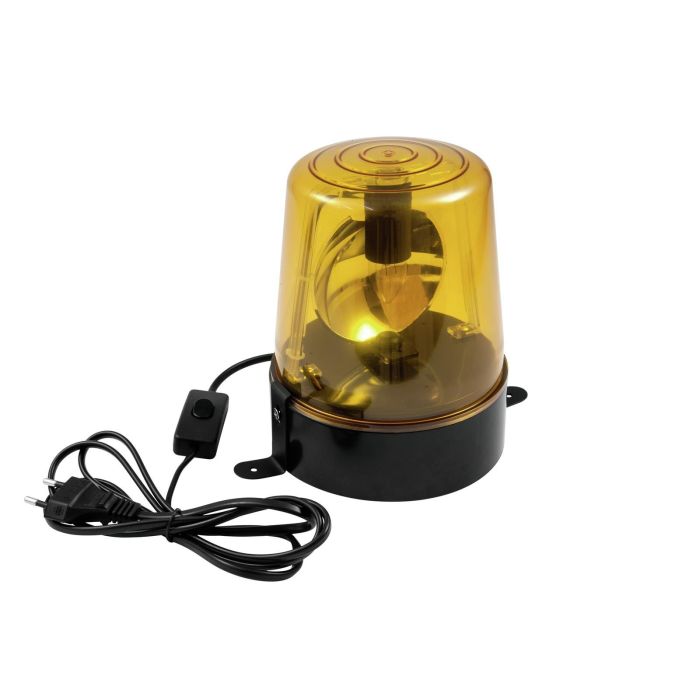 EUROLITE Police Light DE-1Yellow Zwaailicht met lamp