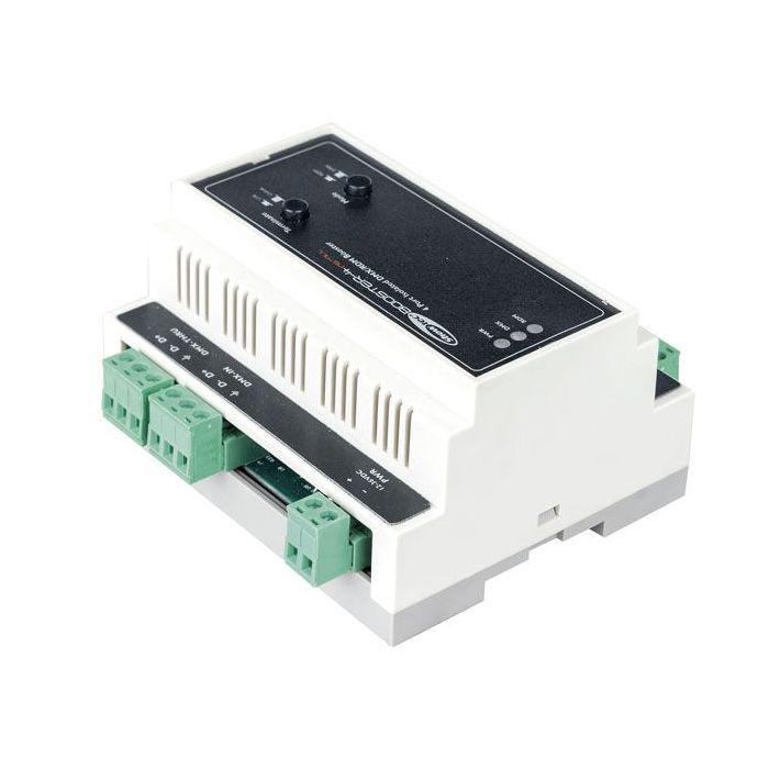 Showtec Booster-4 Install Din-rail