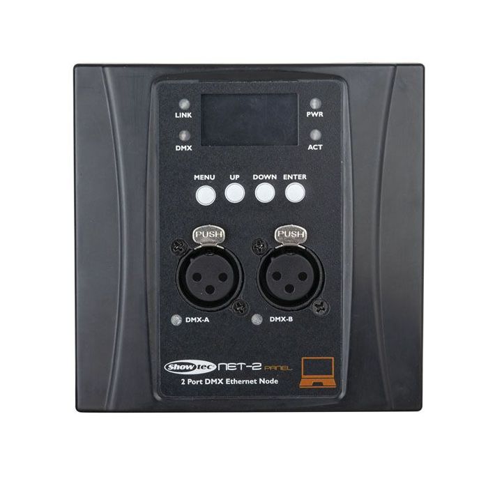 Showtec NET-2 Panel 3-pin, Black housing