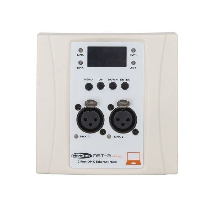 Showtec NET-2 Panel 3-pin, White housing