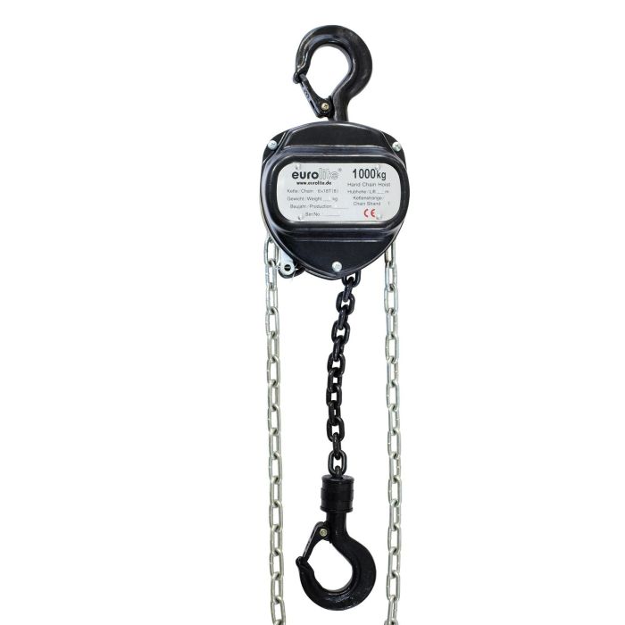 EUROLITE Chain Hoist 6M/1.0T black