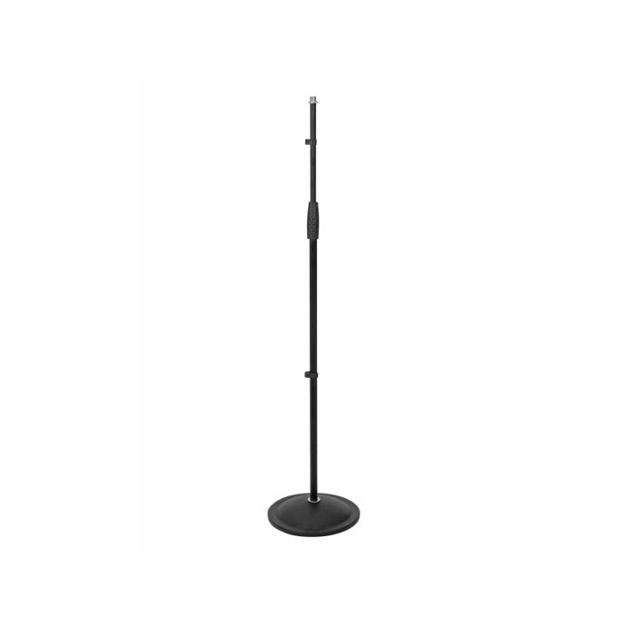 OMNITRONIC Microfoon Standaard 85-157cm black ronde basis