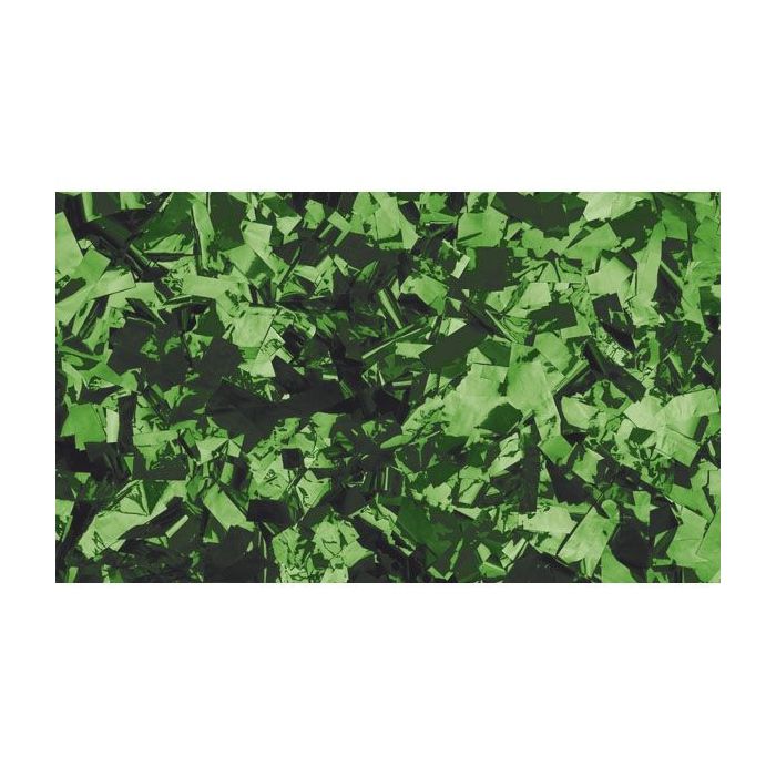 Showgear Show Confetti Metal Green, Rectangle, 1 kg Flameproof