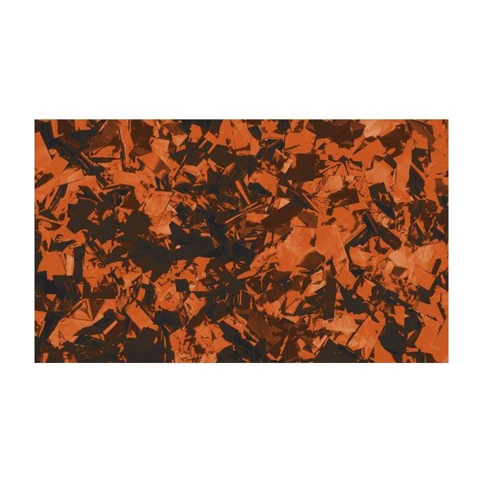 Showgear Show Confetti Metal Orange, Rectangle, 1 kg Flameprooff