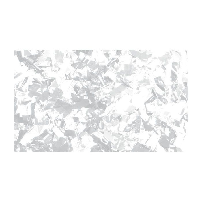 Showgear Show Confetti Metal White, Rectangle, 1 kg Flameproof