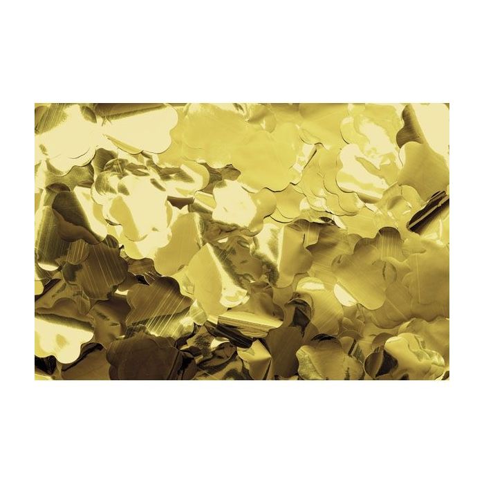 Showgear Show Confetti Metal Gold, Flowers, 1 kg, Flameproof