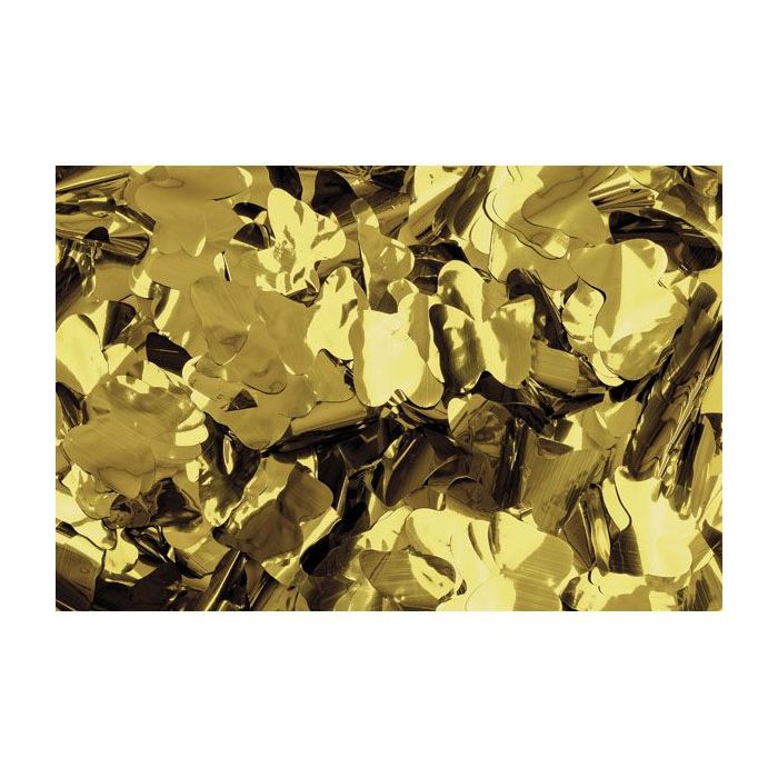 Showgear Show Confetti Metal Goud, Vlinders, 1kg, fire proof