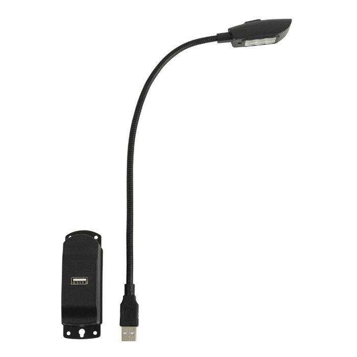 Showgear Mini Light USB RGB Magnetische montagevoet met ingebouwde accu ( uitloop )