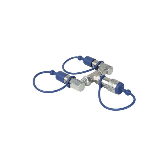 Showtec CO2 3/8 Q-Lock 2-way combiner