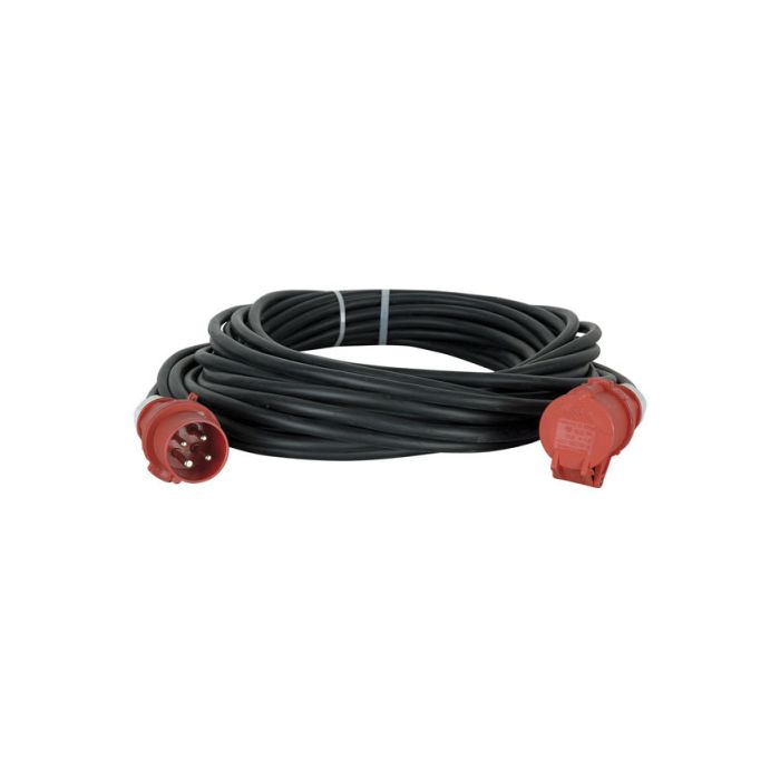 Showtec Motorkabel 20 m, CEE 4P 16A Red 