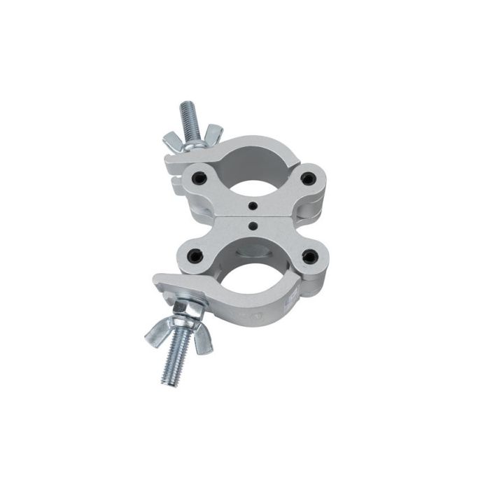 Showtec Swivel Coupler 500kg Silver, for 50mm tube