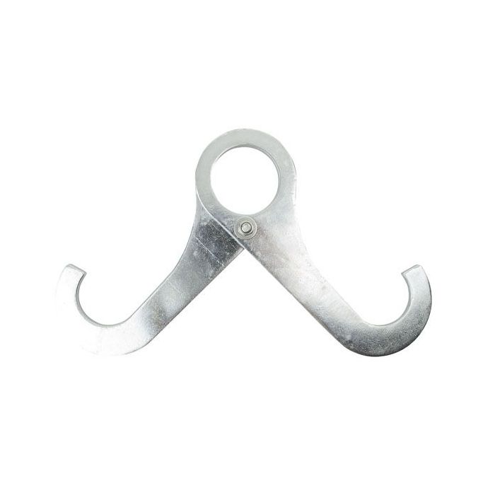 Showtec The Moustache Single Tube Clamp Silver