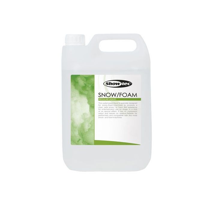 Showtec Snow/Foam Liquid 5 Liter, Ready To Use