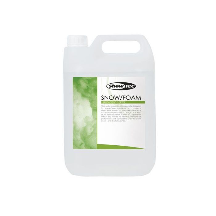 Showtec Snow/Foam Liquid
5 Liter, Concentrate