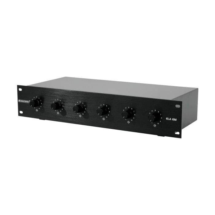 OMNITRONIC PA 6-zone mono vol control  30W Zwart