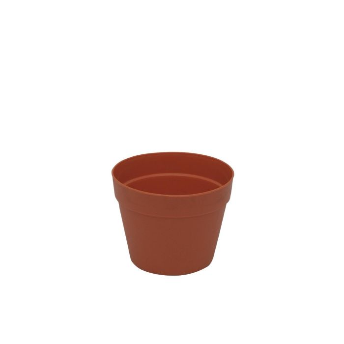 EUROPALMS Bloempot plastic, rood, 17cm