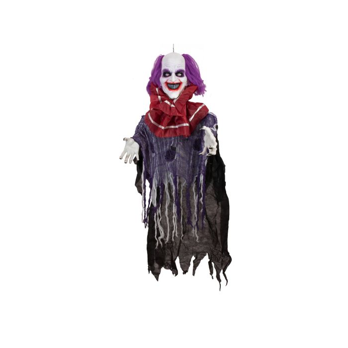 EUROPALMS Halloween-figuur Clown Robby, geanimeerd, 120cm