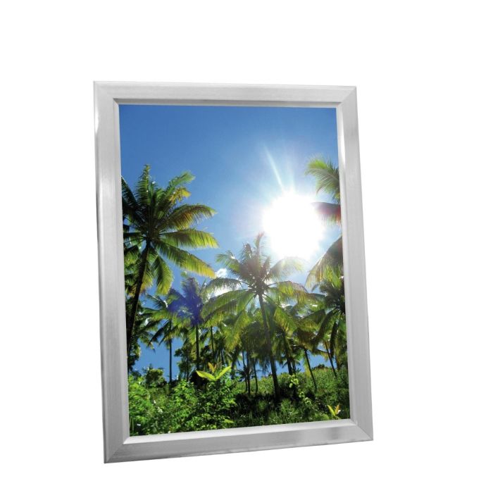 EUROPALMS Verlicht reclamebord A1, aluminium