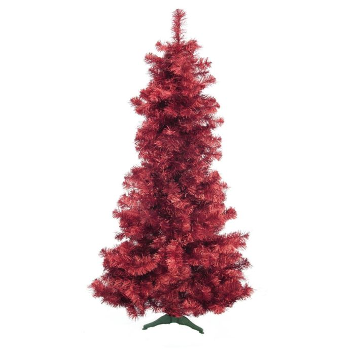 EUROPALMS Dennenboom FUTURA, rood metallic, 210cm