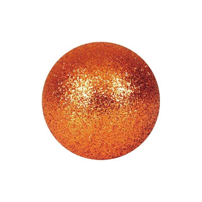 EUROPALMS Deco Ballen 3,5cm, koper, glitter 48x