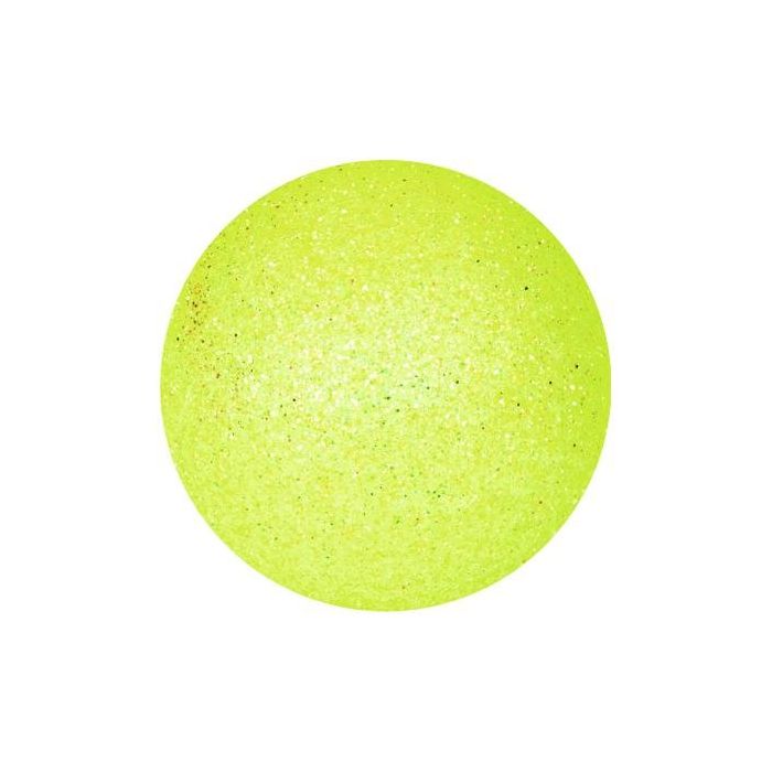 EUROPALMS Deco Bal 3,5cm, lemon, glitter 48x