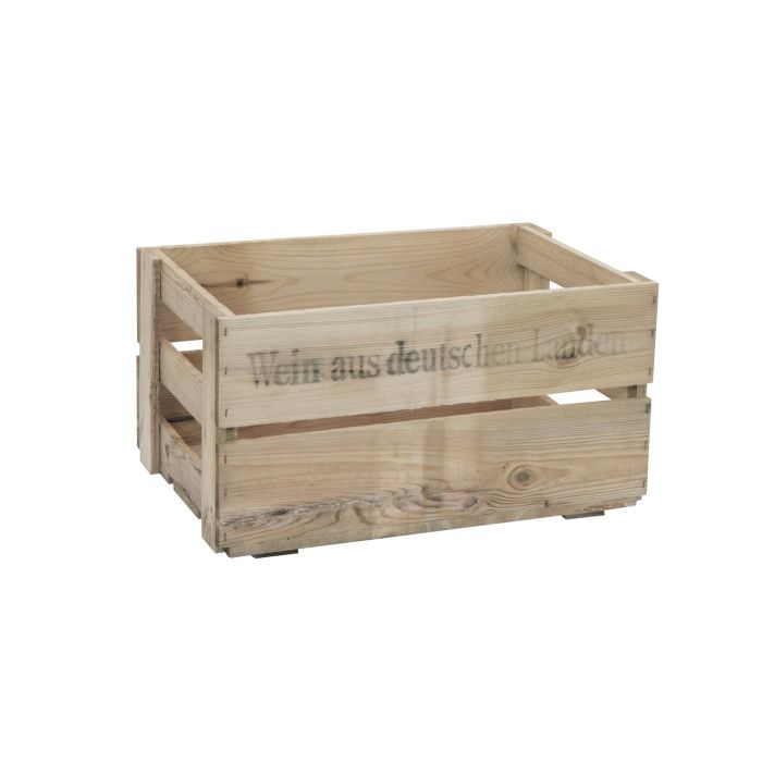 EUROPALMS Case of wine rustic / houten wijn krat