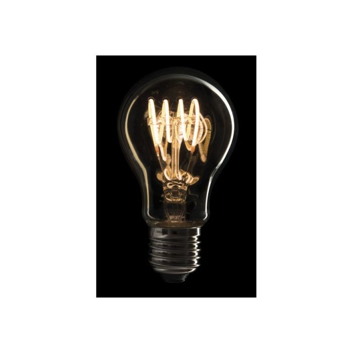 Showgear LED Filament Bulb E27 4W, Dimmable, Gold glass cover