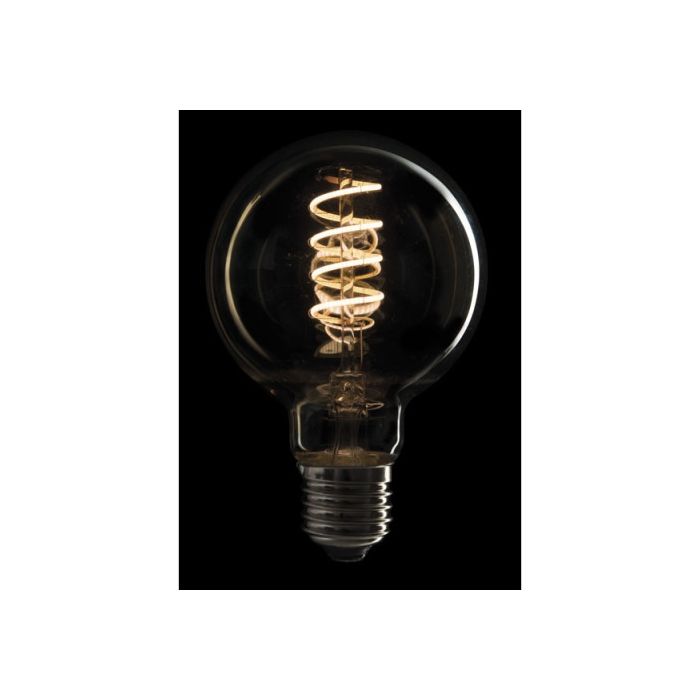 Showgear LED Filament Designlamp E27 5W, Dimmable, Gold glass cover