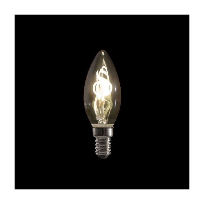 Showgear LED Filament Candle Design lamp B10 Spiral Filament