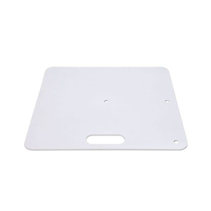 Wentex Baseplate 600(l) x 600(w)mm - 14Kg, White (powder coated)