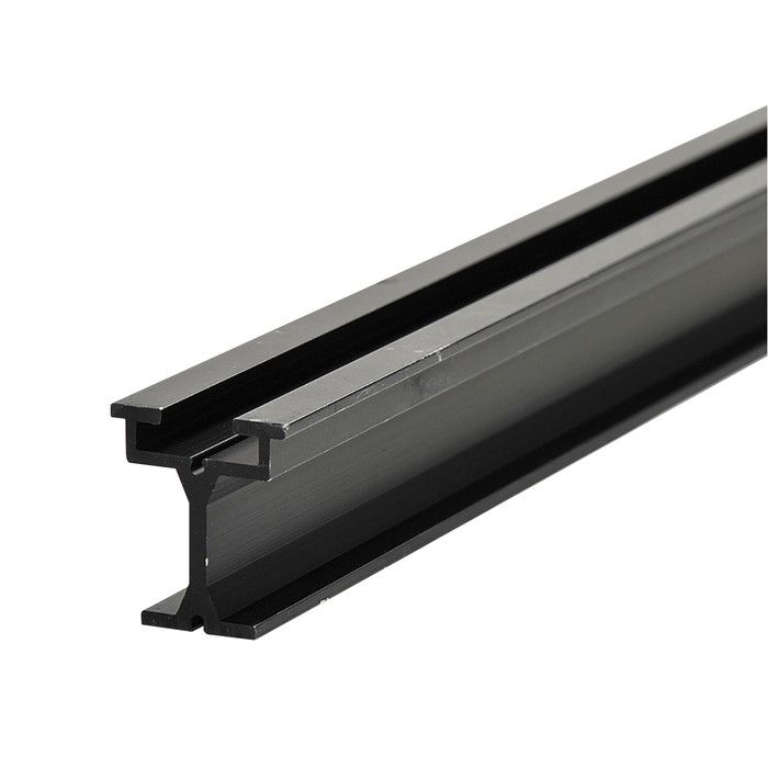 Wentex Eurotrack - Rail, Black 500 cm length - black (anodised)