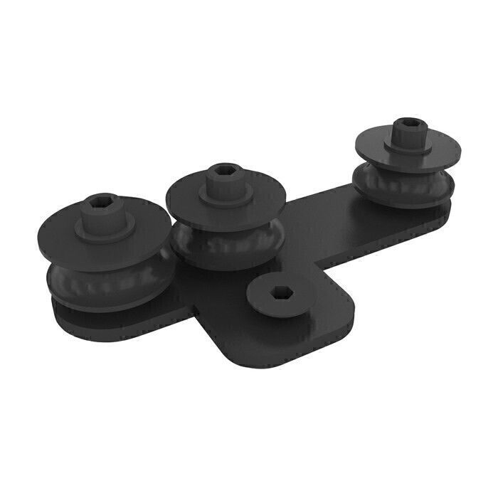 8717748517289 Wentex Rope guide 3 wheels Black