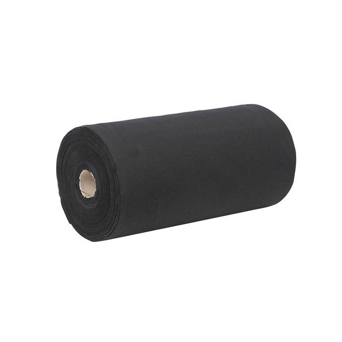 Wentex Deko-Molton, black, roll, 40cm 60m x 40cm