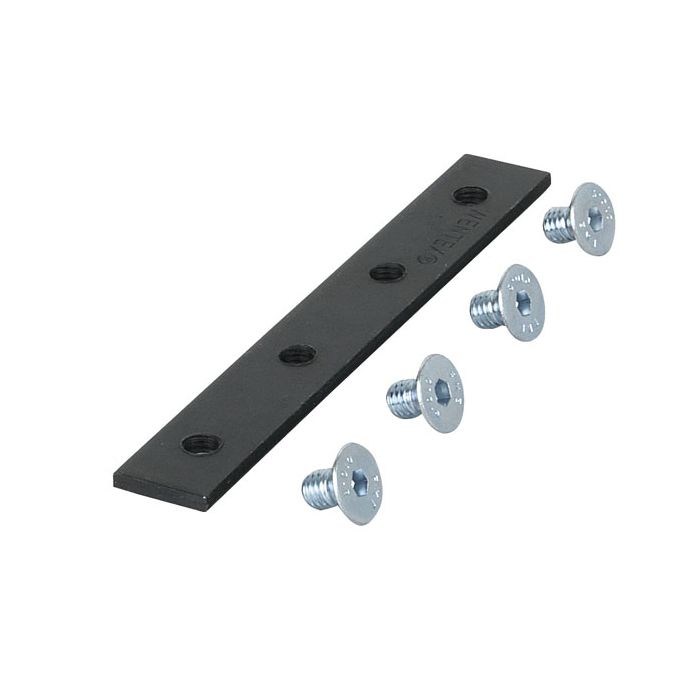 Wentex Eurotrack - Connection strip Black (powder coated) 