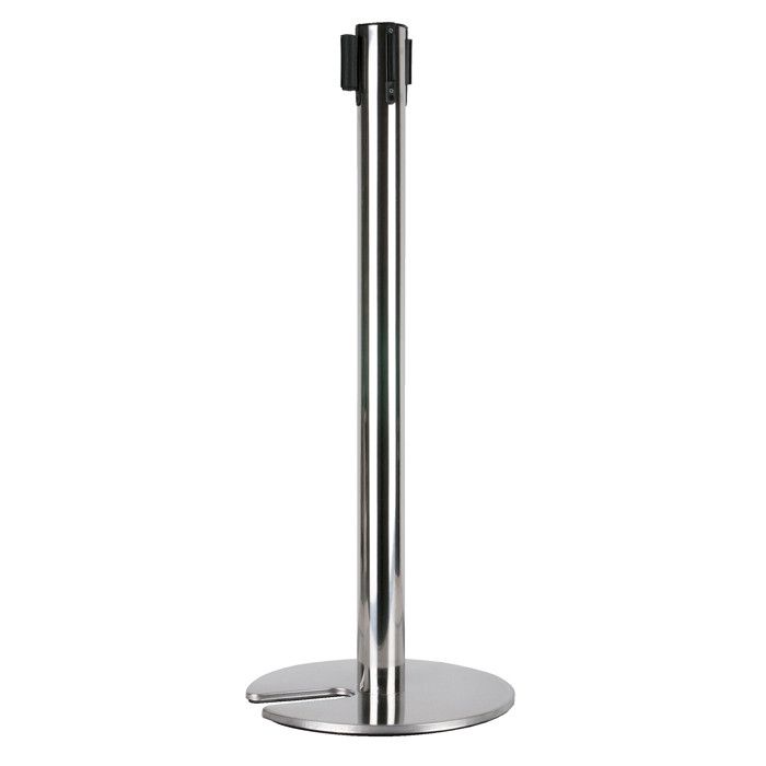 2m Adjustable Crowd Barrier HD Zilver