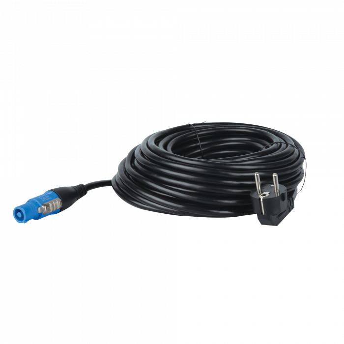 Showtec Power kabel Powercon naar Schuko 20m 3x 1,5 mm2 