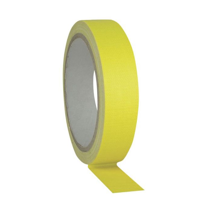 Showgear Gaffa Tape Neon Geel 19mm / 25m