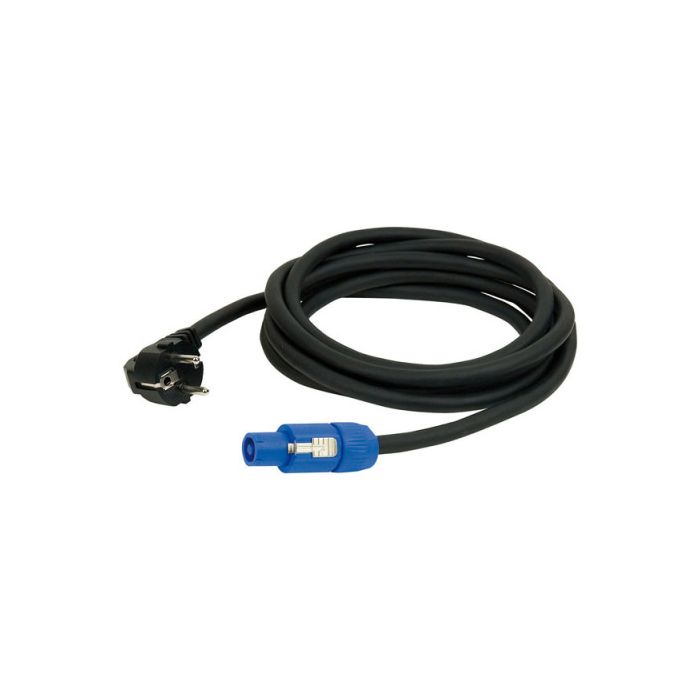 Schuko > Powercon cable 230V 2 m/3 x 1,5 mm²