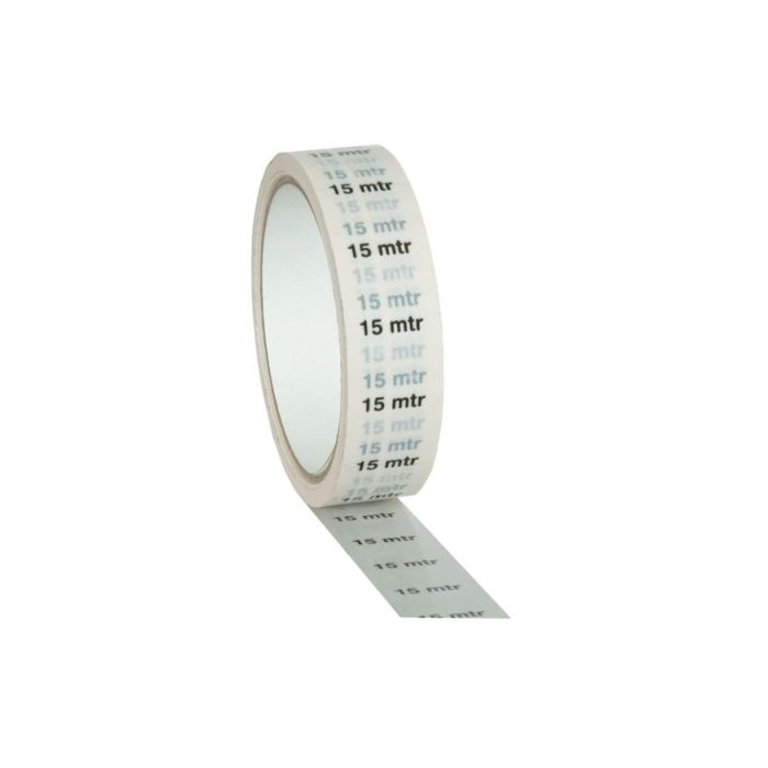  Showtec Markertape 25 mm/33 m "15 m" indicator, wit