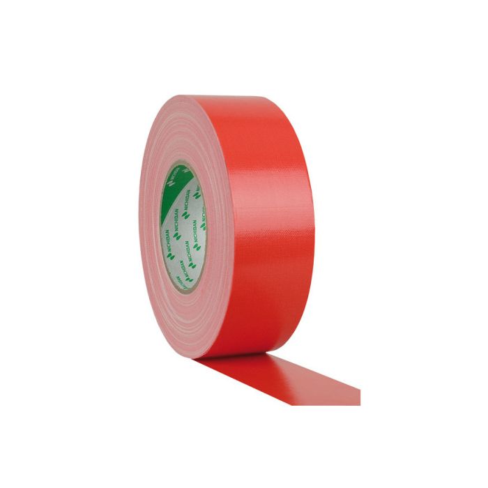 Nichiban Gaffa Tape Rood, 50mm / 50m 