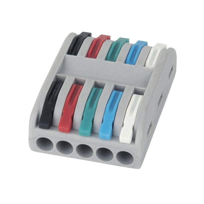 Showgear Kabelverbinder - 5-pin RGB - Tot 16 A / 250 V