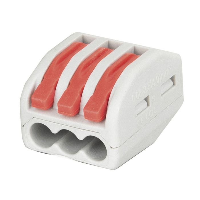 Showgear Cable Terminal - 3-way Kleurcodering - Rood