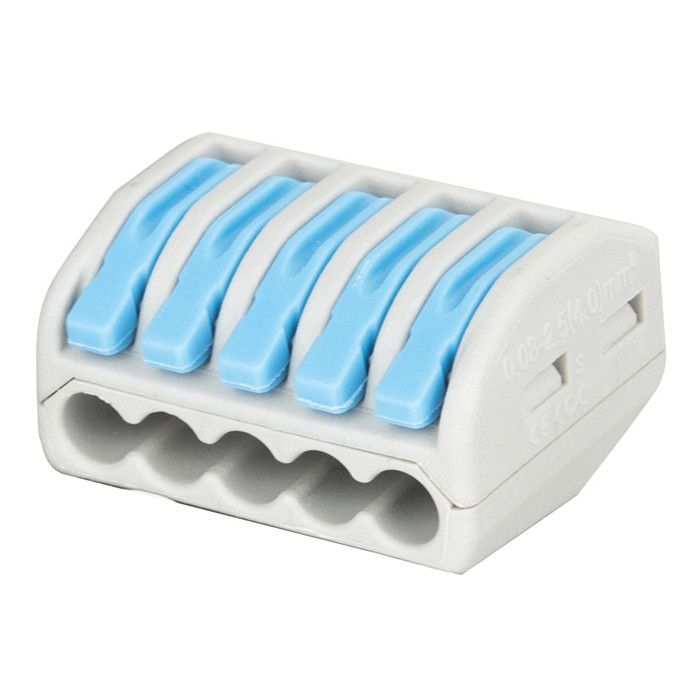 Showgear Cable Terminal - 5-way Kleurcodering - Blauw