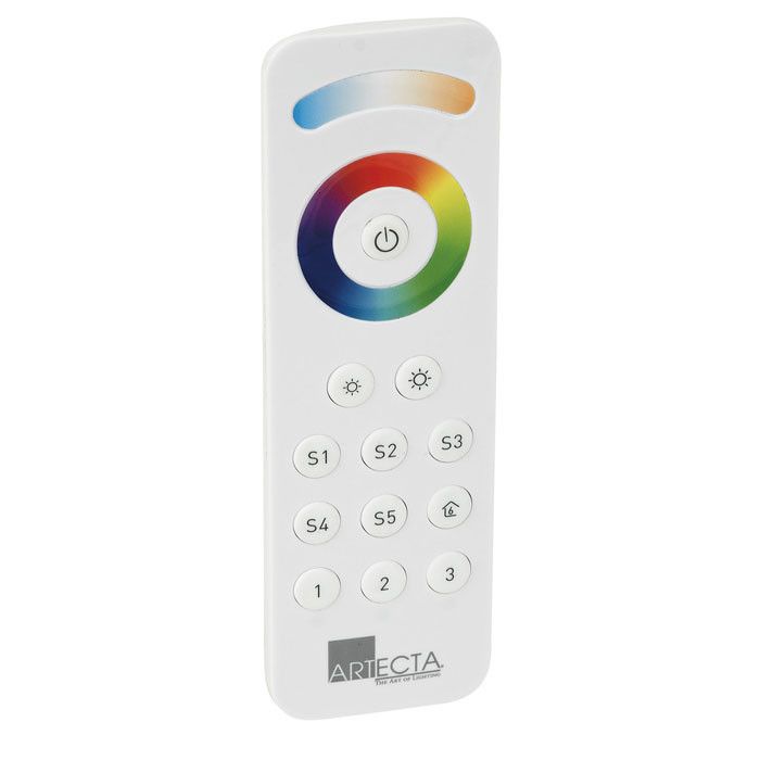 Artecta RGB+CCT Handheld Remote Zigbee connectivity