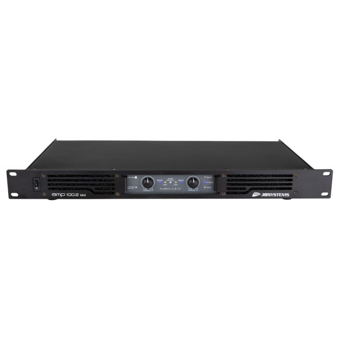 JB SYSTEMS AMP100.2 Mk2 Professionele 2-kanaals versterker: 2x 130Wrms / 4ohm