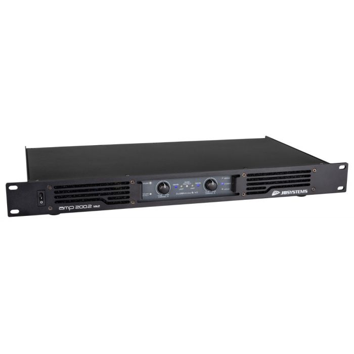 JB SYSTEMS AMP200.2 Mk2 Professionele 2-kanaals versterker: 2x 250Wrms / 4ohm