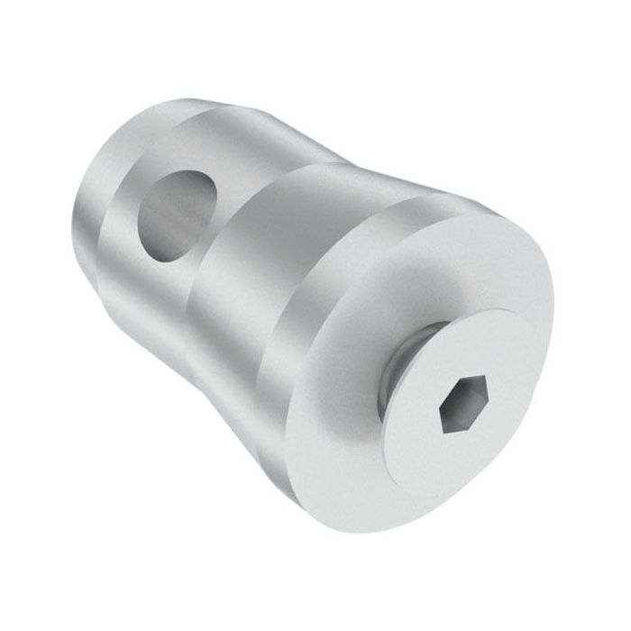 Milos truss CON88F Half Conical Connector F-truss met thread M10 incl. Bolt for Baseplate