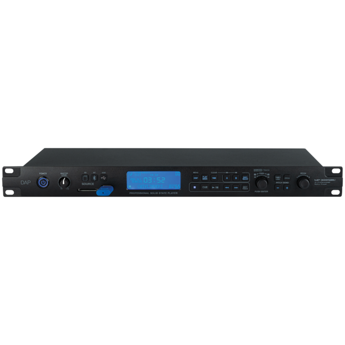 DAP MP-300SBU Professionele USB/SD/BT Mediaspeler