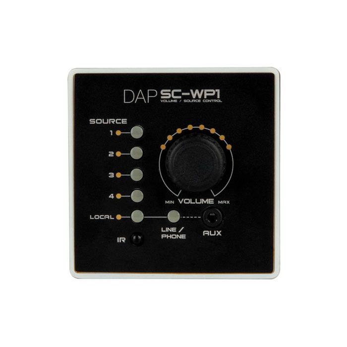 DAP SC-WP1 Wandpaneelafstandsbediening voor SC-5.2 Source Control - Wit