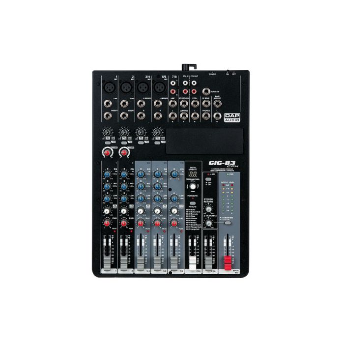 d2282 DAP GIG-83CFX 8 Channel live mixer incl. dynamics & DSP 